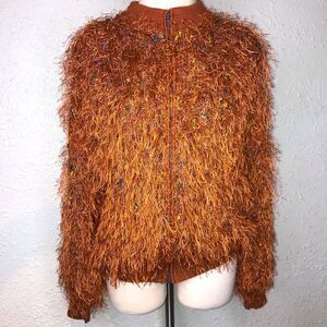 Vintage Fringe Knit Women’s Sweater